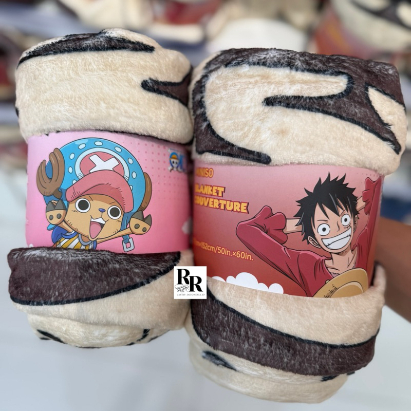 Miniso x OnePiece - Selimut OnePiece / OnePiece Collection Luffy Blanket
