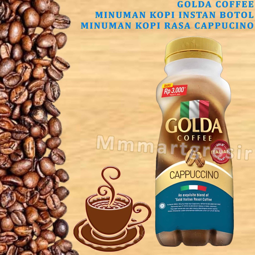 

Golda Coffee / Minuman Coffee Capuccino / Minuman Kopi Instan / 200ml