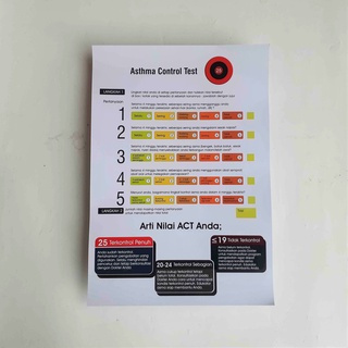 Poster Asthma Control Test, Poster Asma Kontrol Tes, Poster ACT