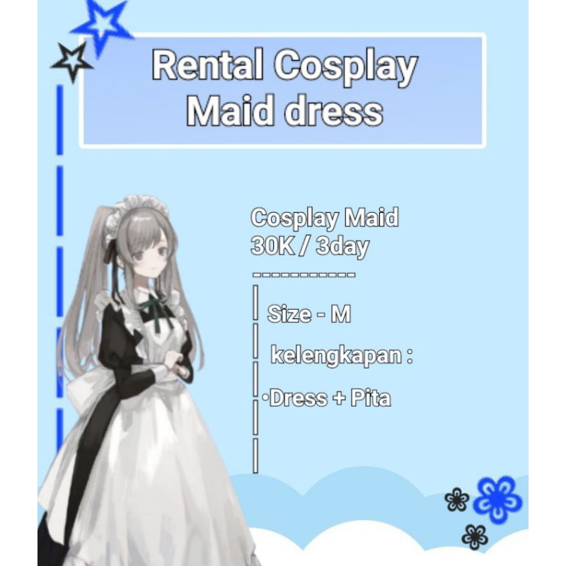 Rental Cosplay Maid Dress