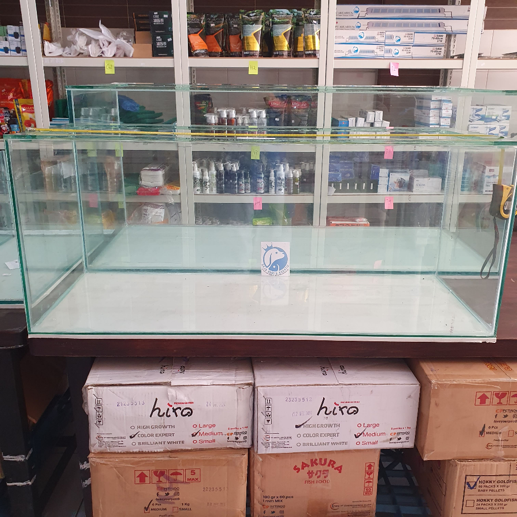 TANK AQUARIUM AKUARIUM IKAN KACA 8MM 8 MM UKURAN 100CM X 40CM X 40CM