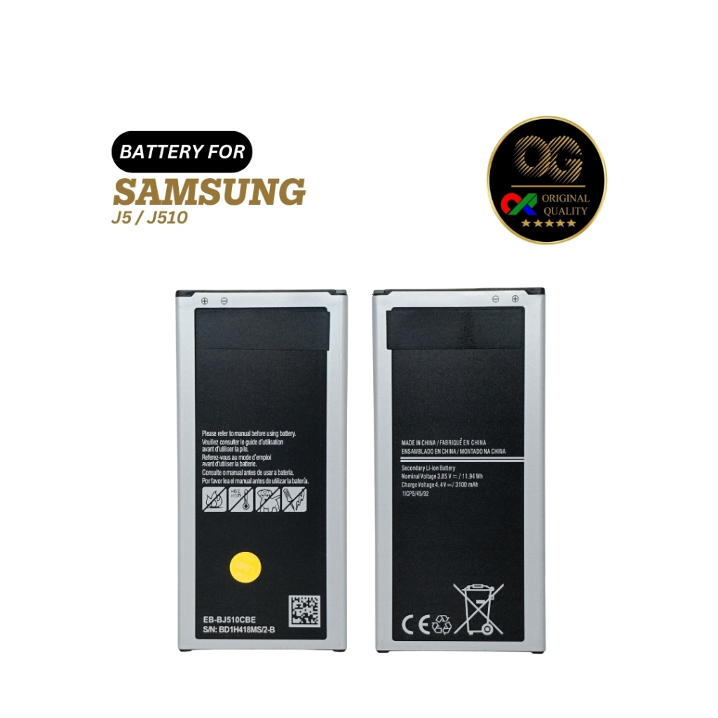 BATERAI / BATTERY / BATRE FOR SAMSUNG J5 / J510 ORI