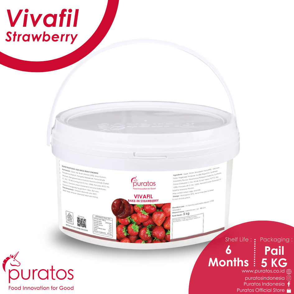 

Puratos Vivafil Strawberry / Selai Strawberry