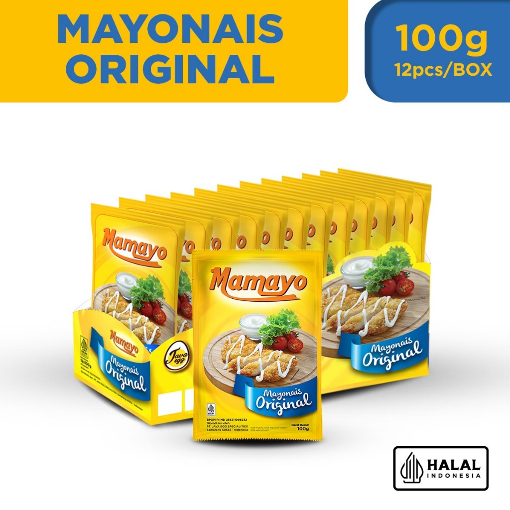 

Mamayo Mayones Mayonnaise 100 Gr 1 Pack isi 12
