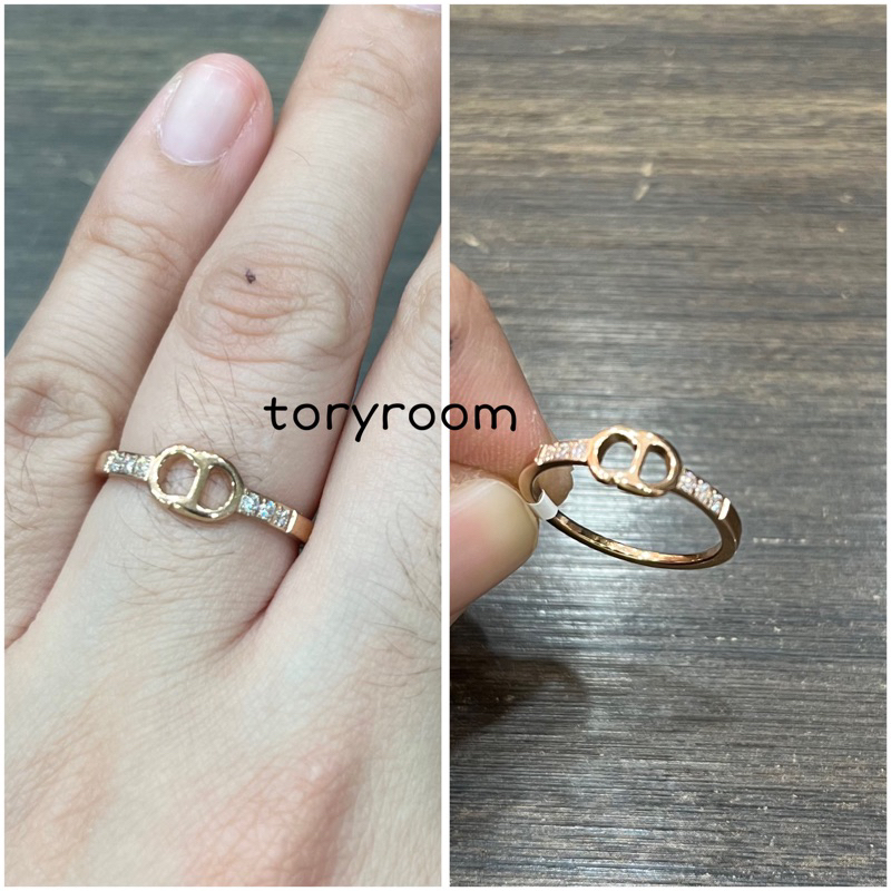 Cincin titanium cd lis diamond