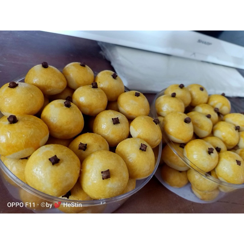 

Kue Nastar 250 gram dan 500 gram Toping Cengkeh | Kue Kering Lumer Homemade