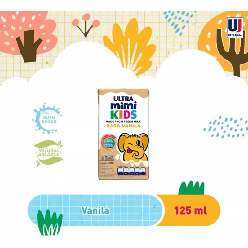 

RB Susu UHT Ultra Mimi 125ml Isi 40 Pcs Per Karton Ultra Jaya