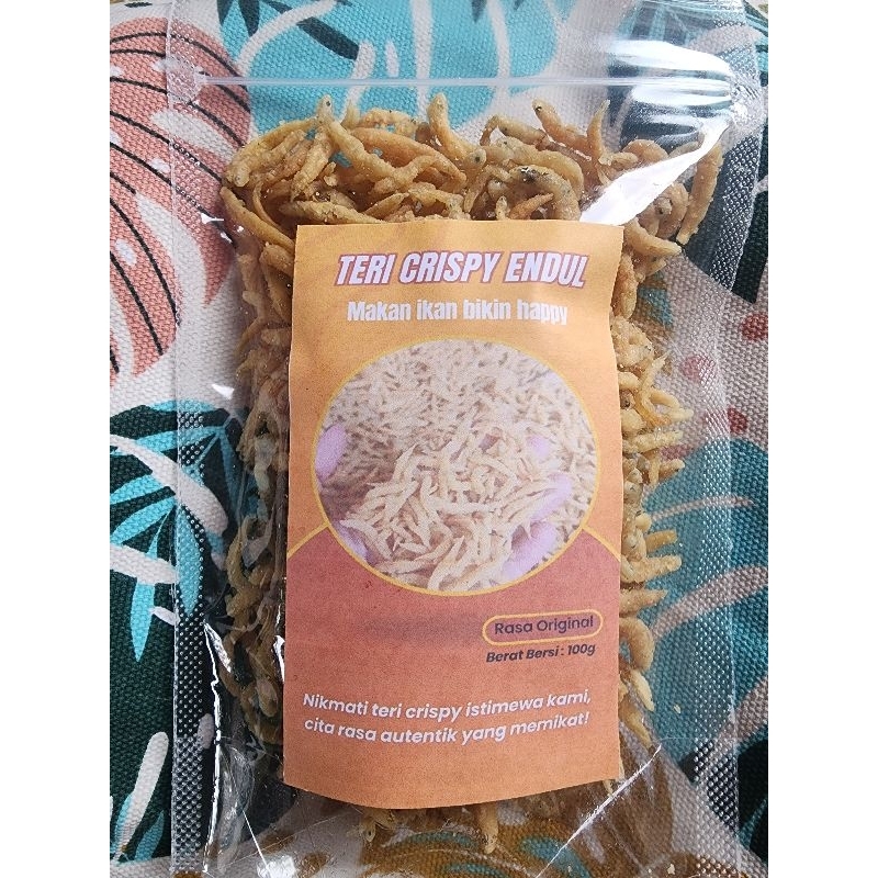

Teri Crispy Endul Makan Ikak Bikin Happy Rasa Original