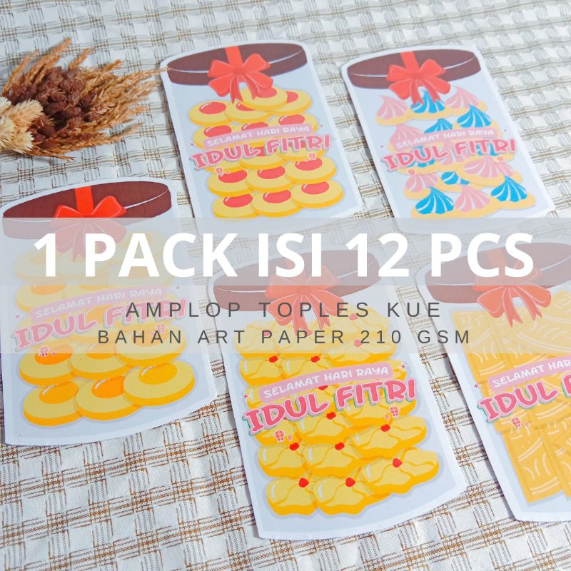 

[ISI 12PCS] AMPLOP UANG LEBARAN IDUL FITRI VIRAL LUCU UNIK MOTIF TOPLES KUE MURAH READY SIAP KIRIM