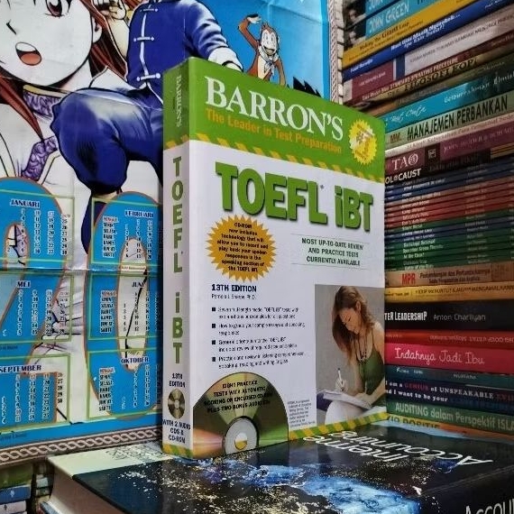 ORIGINAL BARRON'S TOEFL IBT 13TH EDITION PLUS CD-ROM