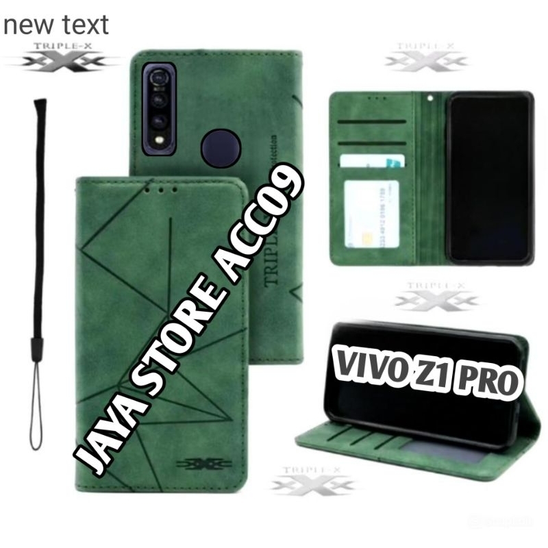 CASE VIVO S1 PRO/VIVO S1/VIVO Z1 PRO FLIP COVER SARUNG CASE DOMPET MAGNET TRIPLE X