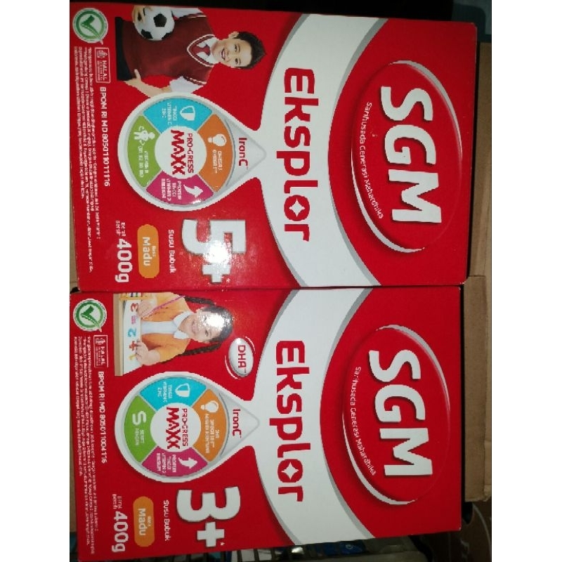 

NEW Susu SGM Eksplor 3+ & 5+ 400gr Madu Exp 2026.