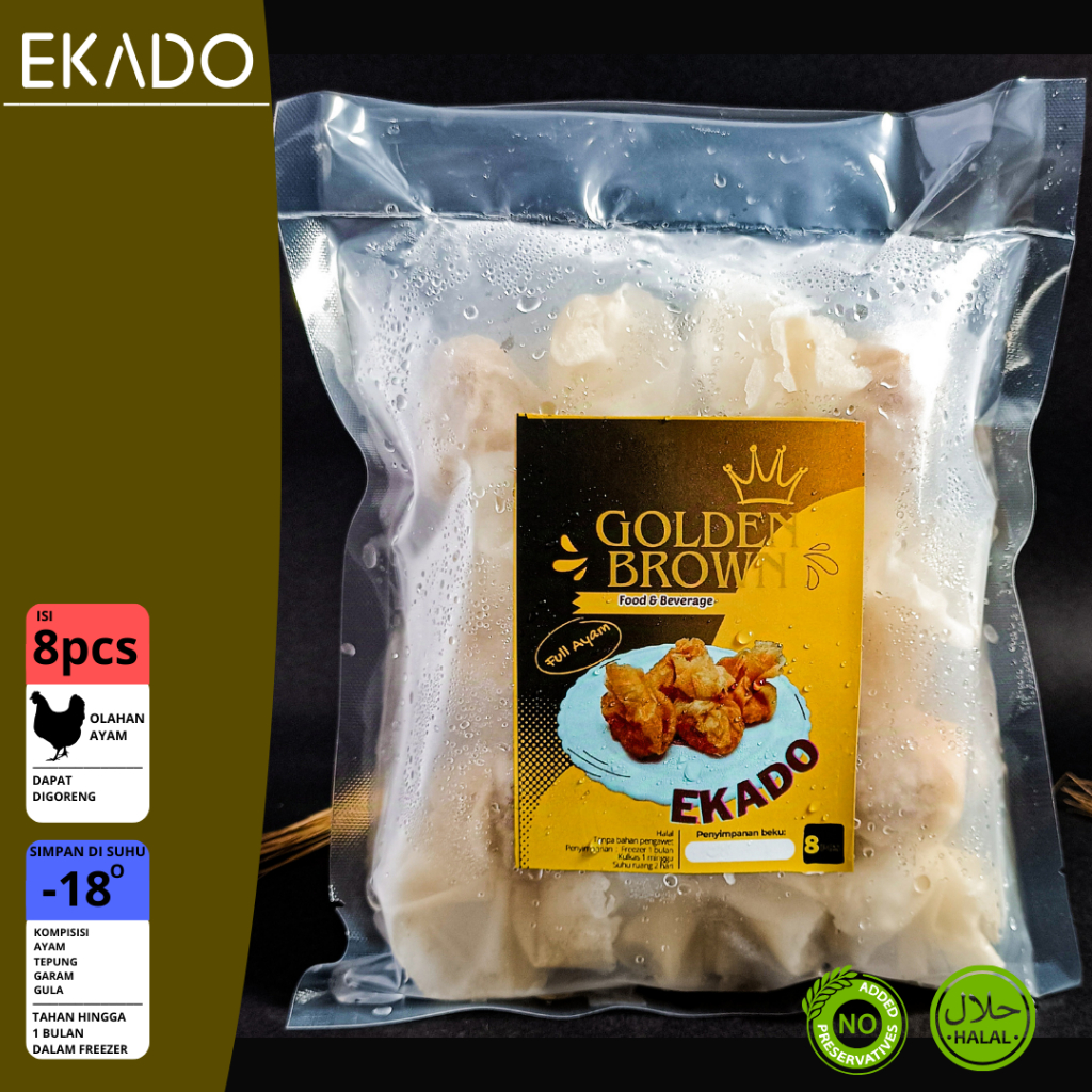 

Dimsum Ekado FROZEN | isi 8pcs HALAL | di area Surabaya