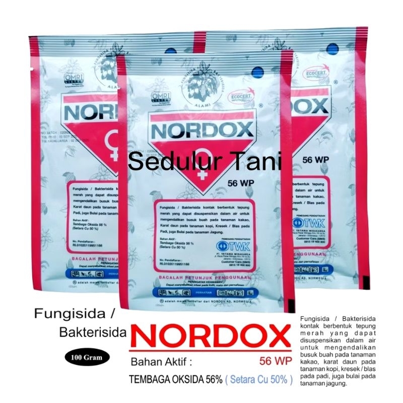 Fungisida & Bakterisida NORDOX 100 gram