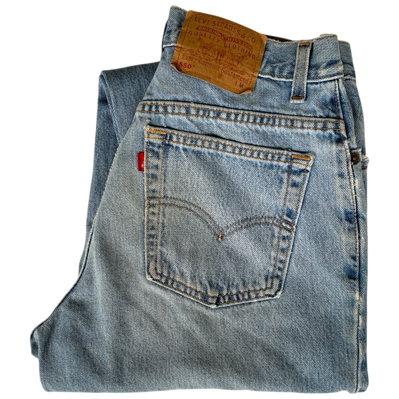 (BACA DESKRIPSI) Celana Panjang Jeans Pria Second Vintage Levis 550 Relaxed Fit Tapered Leg Made in 