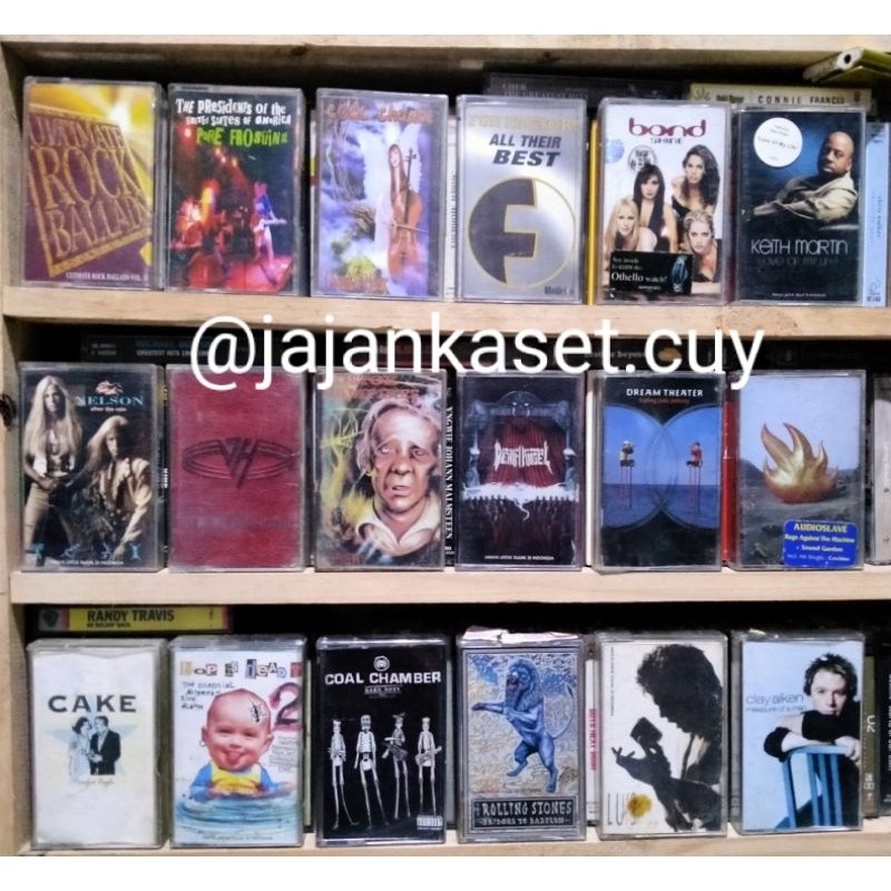 KASET PITA ORIGINAL ROLLINGSTONE AUDIOSLAVE NELSON DREAMTHEATER CAKE MORRISSEY DEATH ANGEL BARANG JA