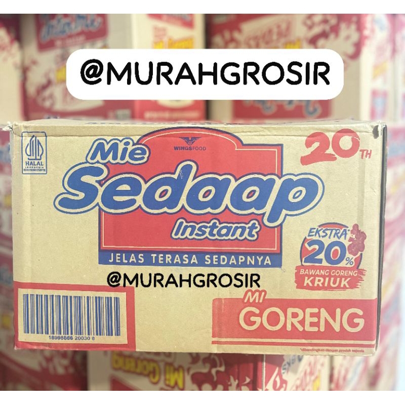 

[1 DUS ISI 40 BUNGKUS] MIE SEDAAP GORENG / AYAM BAWANG / SOTO
