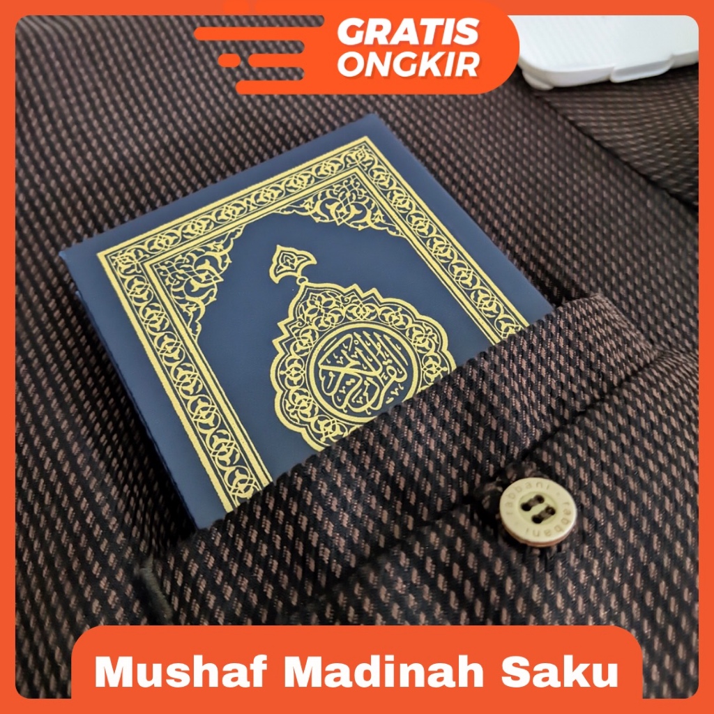 Madinaquran Mushaf Alquran Madinah Ukuran Q1 Saku 8 x 11 cm Original Saudi Hard Cover