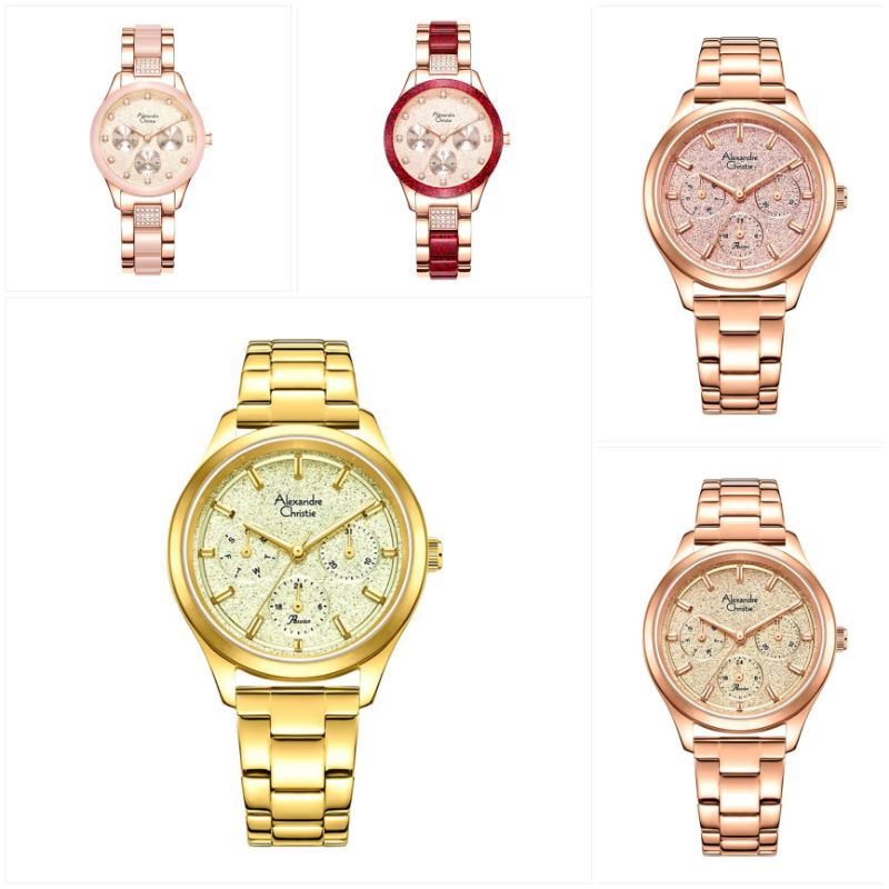 AC2A93 Jam Tangan Wanita Alexandre Christie AC 2A93 Original