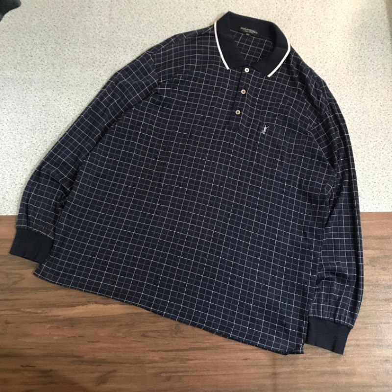 kaos kerah YSL yvesaintlautent size XL second bekas preloved