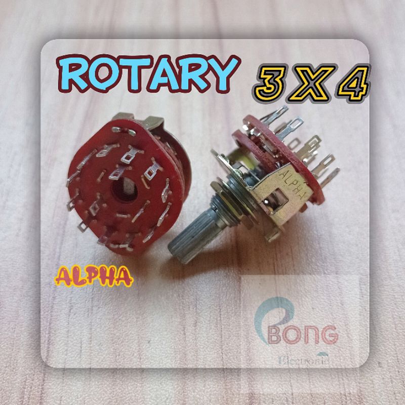 Rotary 3x4 ( 3 posisi) Alpha