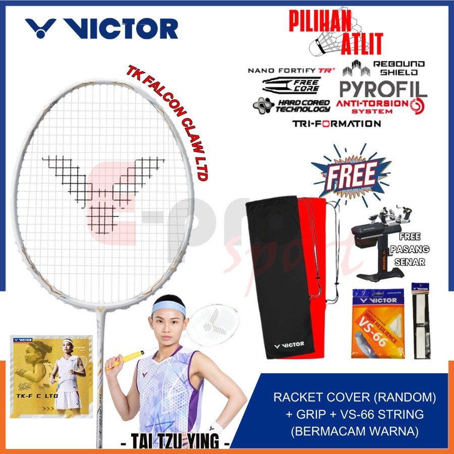 Limited Edition  Raket Badminton Victor Thruster K Falcon Claw LTD TK F C TTY TK-F C A Tai Tzu Ying 