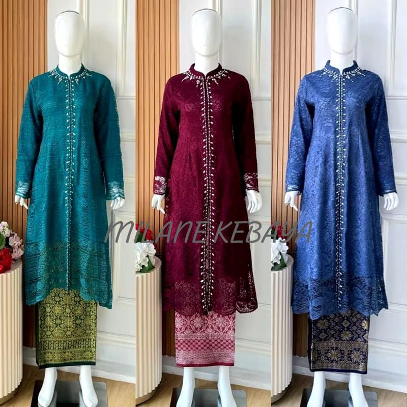~ KEBAYA TUNIK BROKAT PAYET ~ KEBAYA MODERN KRA SHANGHAI BROKAT ~ KEBAYA TUNIK BUSUI~