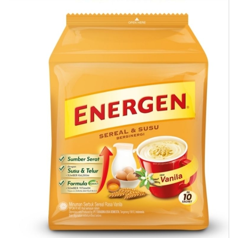 

Energen Minuman Sereal Vanilla 10×29 g