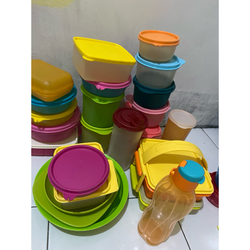 PAKET Tupperware second (TAKE ALL)