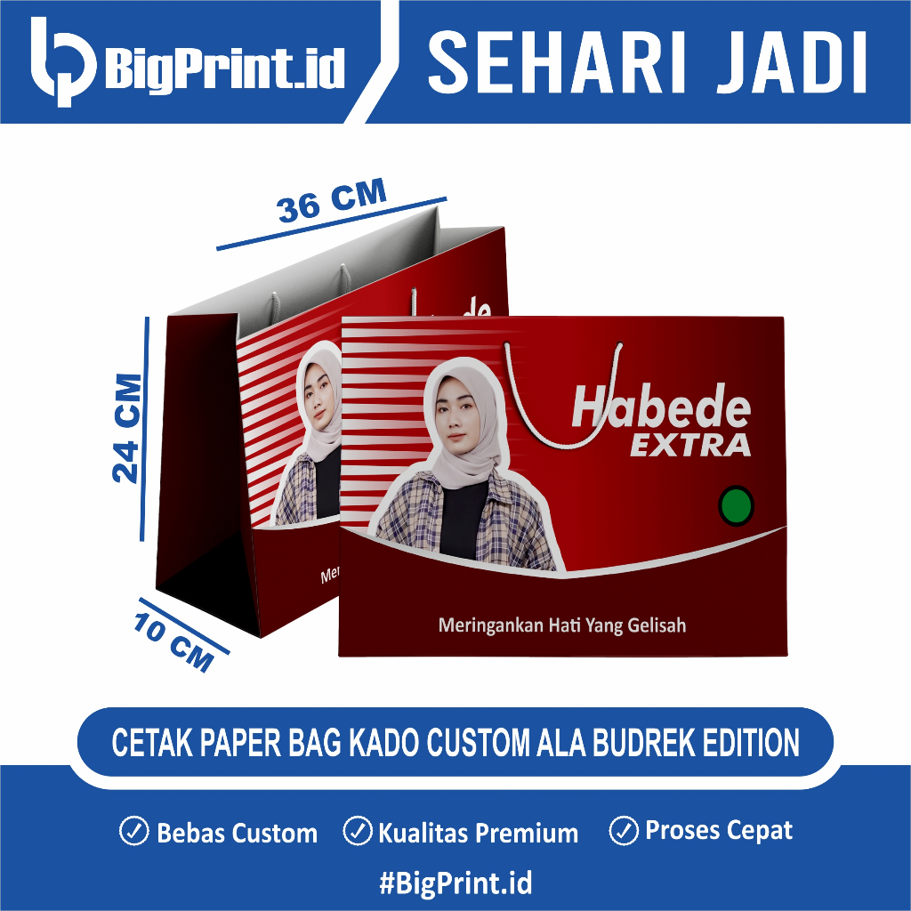 

Cetak Paper Bag Kado Custom Ala Budrek | TERMURAH