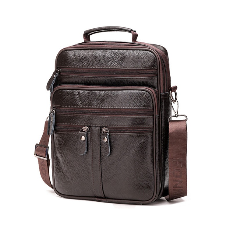 Tas Selempang Kulit Pria Tas Selempang Persegi Kulit Tas Kulit Anti Air Tas Sling Kulit Pria