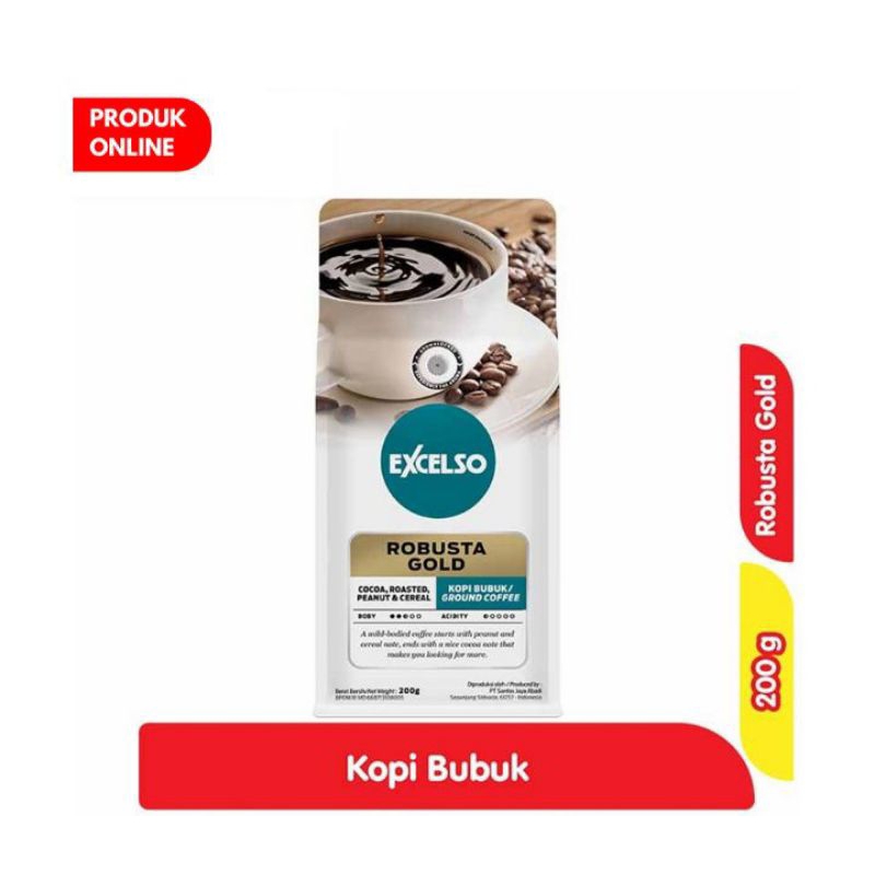 

Excelso kopi bubuk Robusta gold 200g