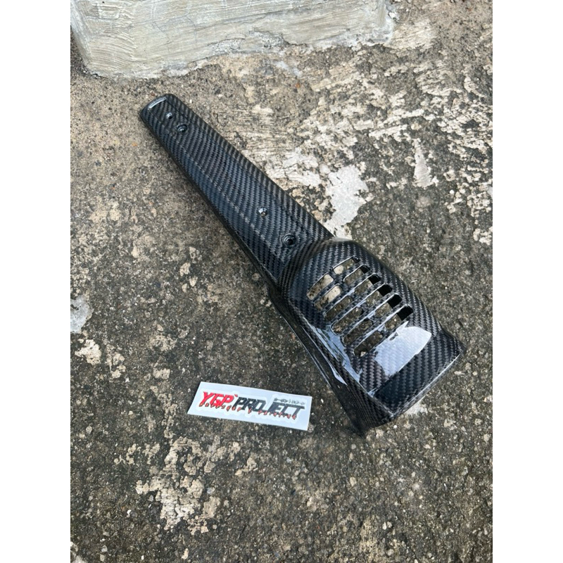 Dasi vespa pts carbon/hidung vespa pts carbon