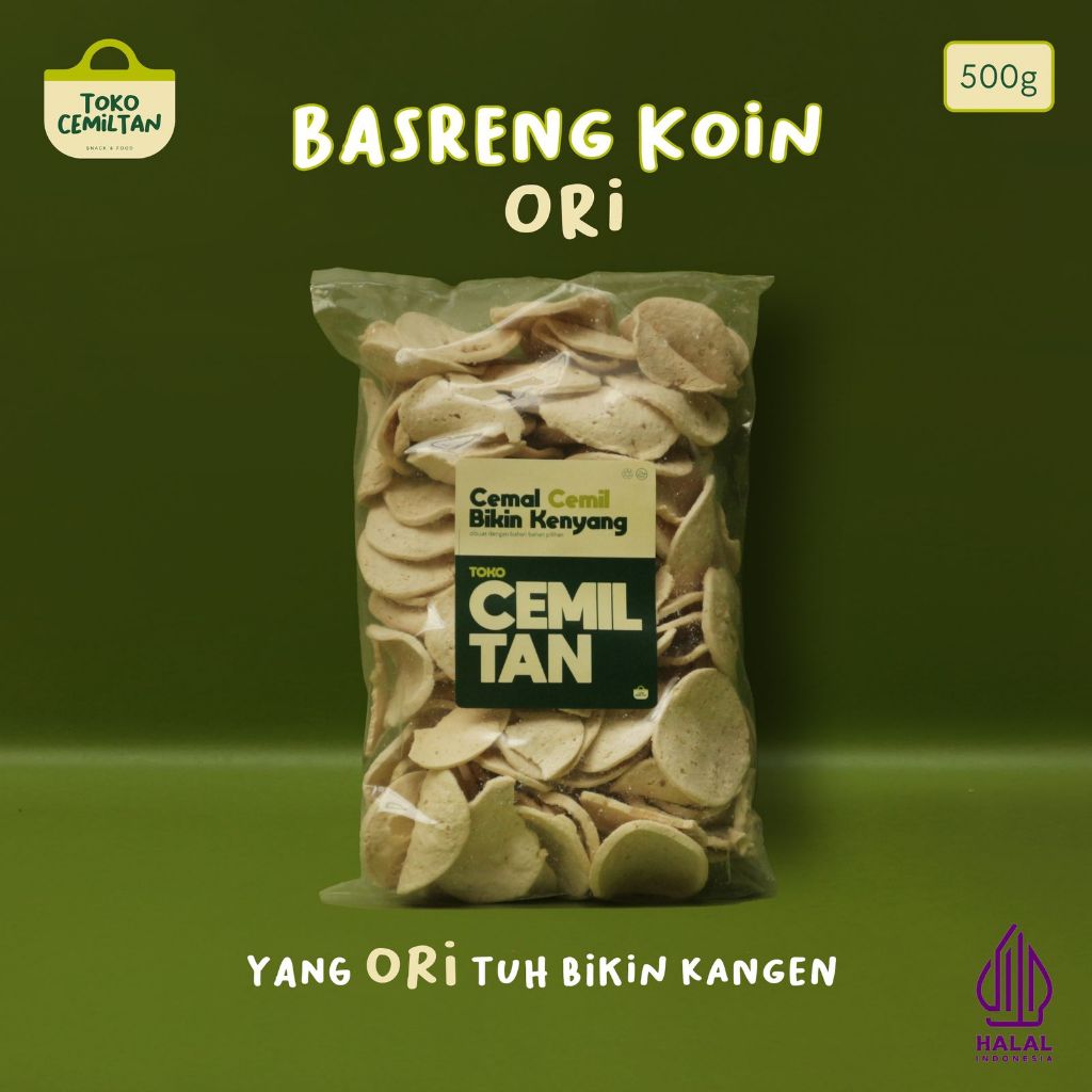 

Basreng Koin Ori Cemilan Snack Kiloan 500gr