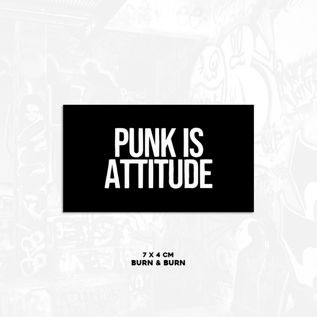 

MCPR - Punk Is Attitude| Stiker Satuan | Sticker Vinyl | Stiker Helm | Stiker Tumbler | Stiker Laptop | Stiker Glossy