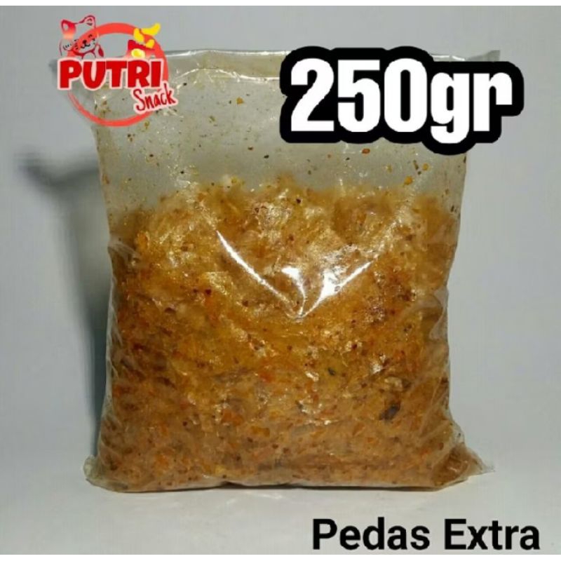 

Kripca/Keripik Kaca/Beledag/Keripik Pedas 250 gram