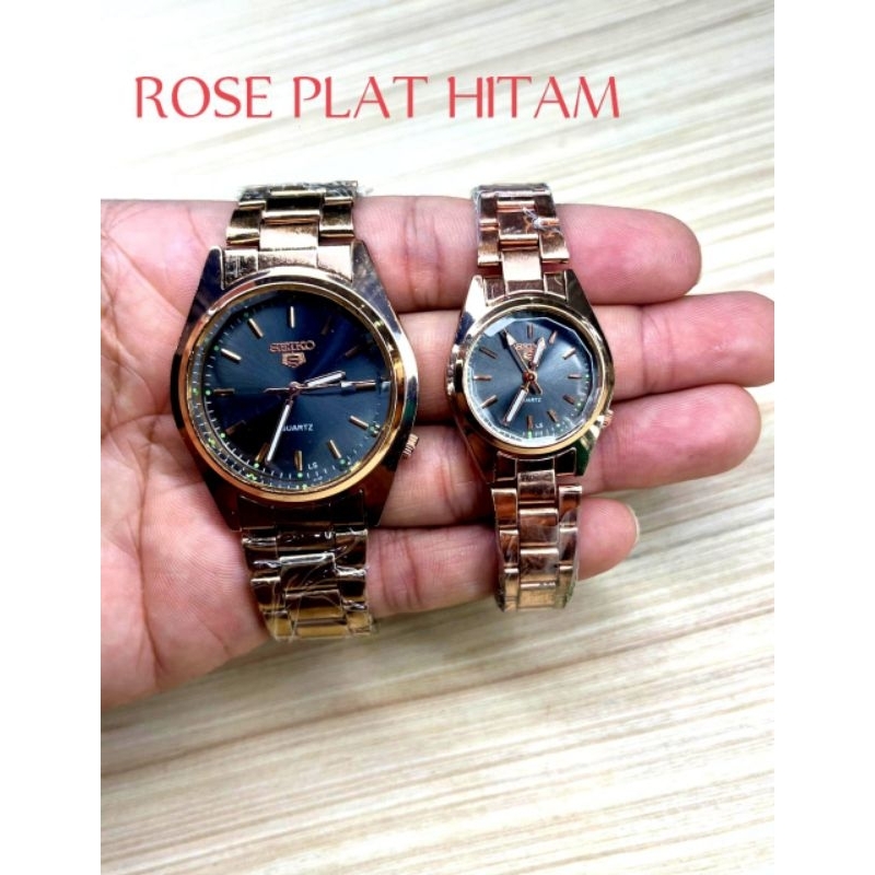 Jam Tangan SEIKO Couple Rantai Rose Gold / Jam Tangan Pasang Kecil Terbaru
