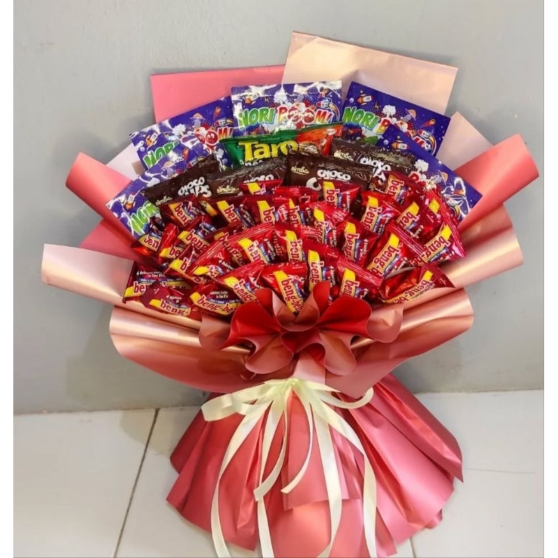 

Yasmine Craft | Buket Beng Beng | Buket snack | Buket murah | Buket tangerang | Buket jajan | Kado Valentine | Buket wisuda