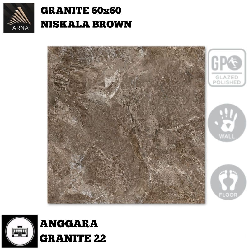 Granit 60x60 Arna Niskala Brown