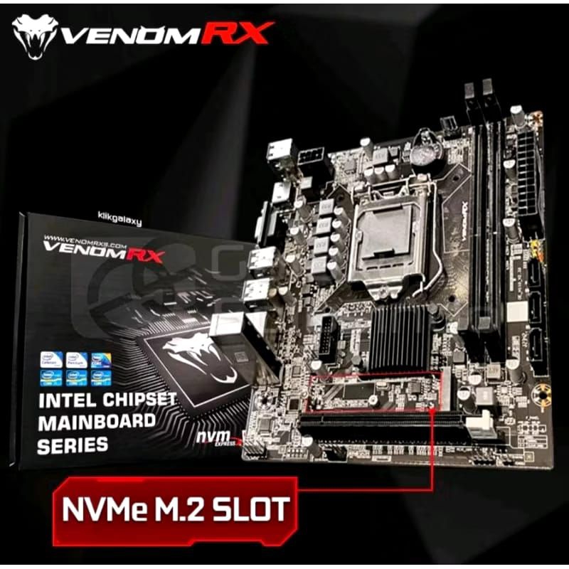 Motherboard Venom RX H110 DDR4 LGA 1151 (Slot NVME)