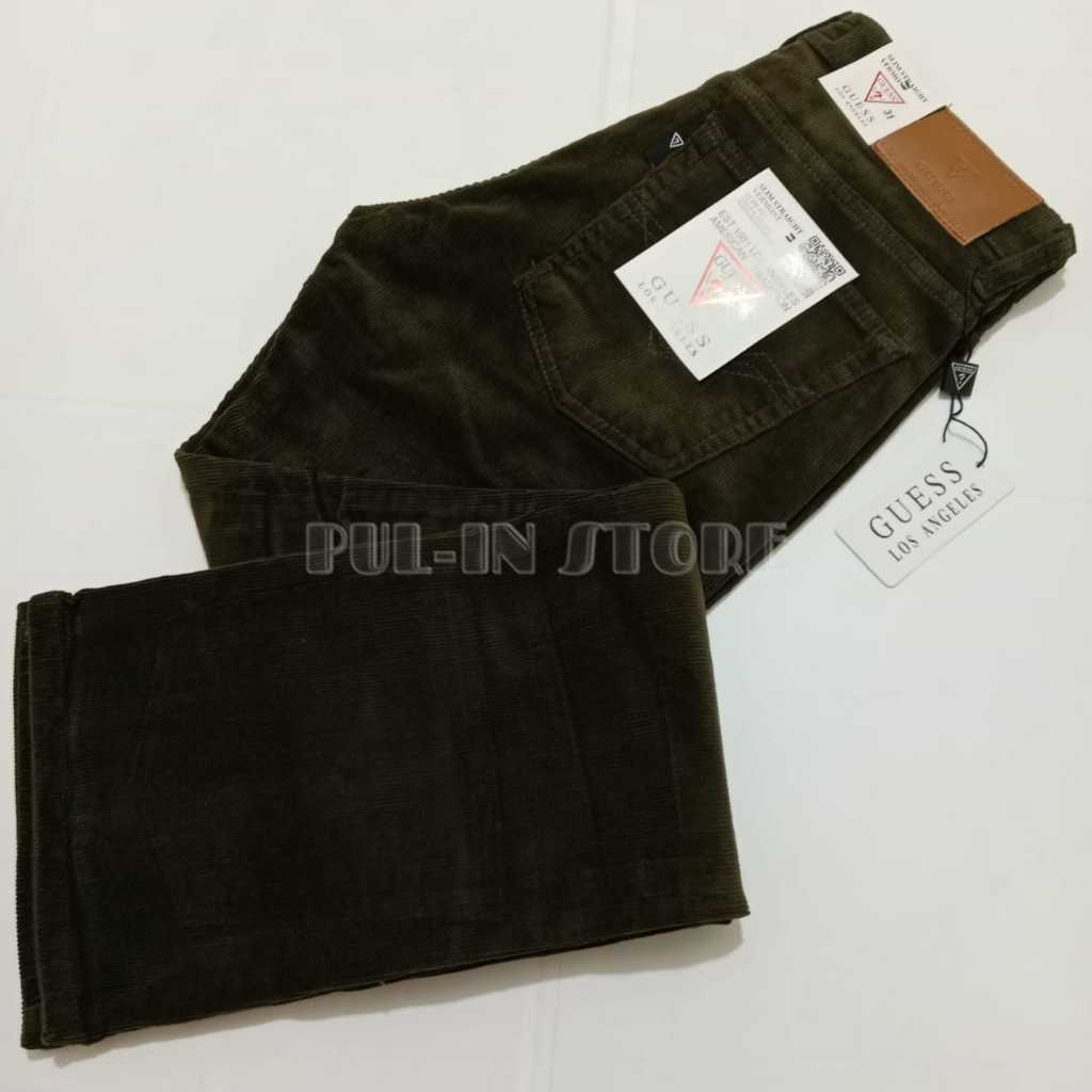 Celana Panjang Kodorai Pria/Celana Corduroy Pria Import Original/Celana Kodorai Cowok/Kodorai Coklat