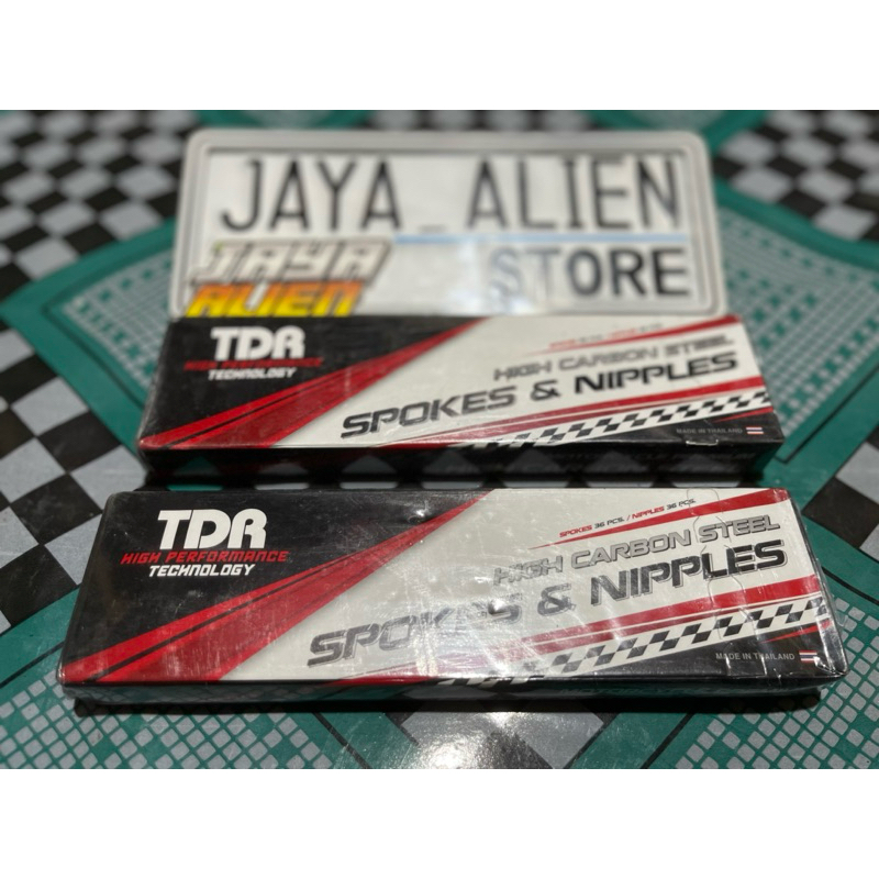 jari jari TDR RUJI TDR RING 17 set depan belakang untuk GL MEGAPRO TIGER ( DEPAN DAN BLAKANG )