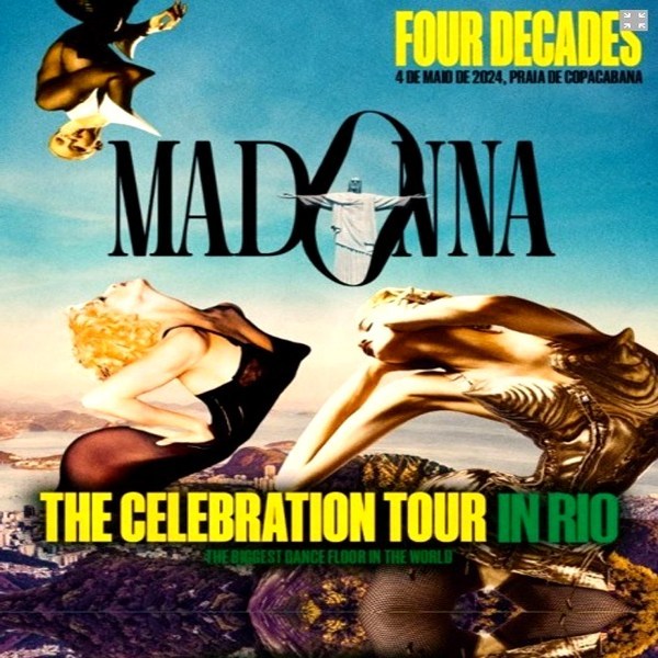 DVD Musik Madonna ~ The Celebration Tour in Rio 2024