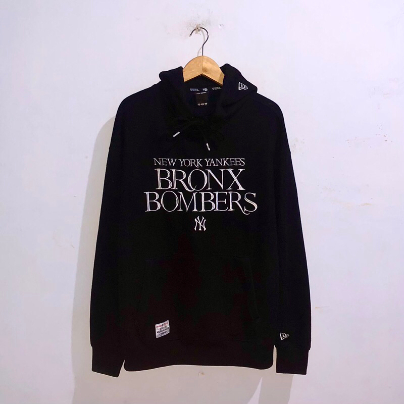 Hoodie New Era NY Yankees Full Bordir Second Original