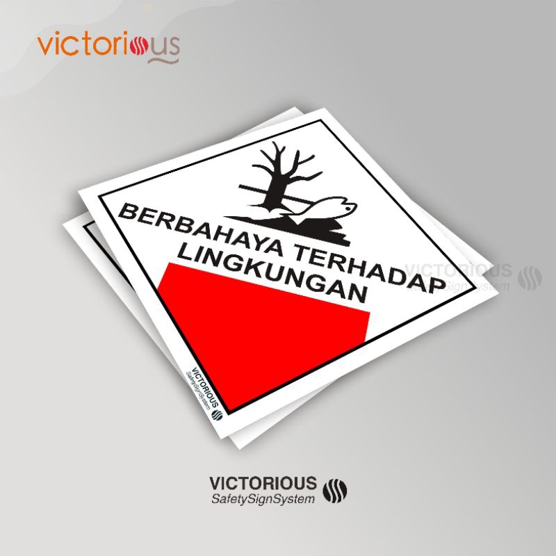 

Sticker Label Limbah B3 Simbol Hazmat Bahaya Terhadap Lingkungan