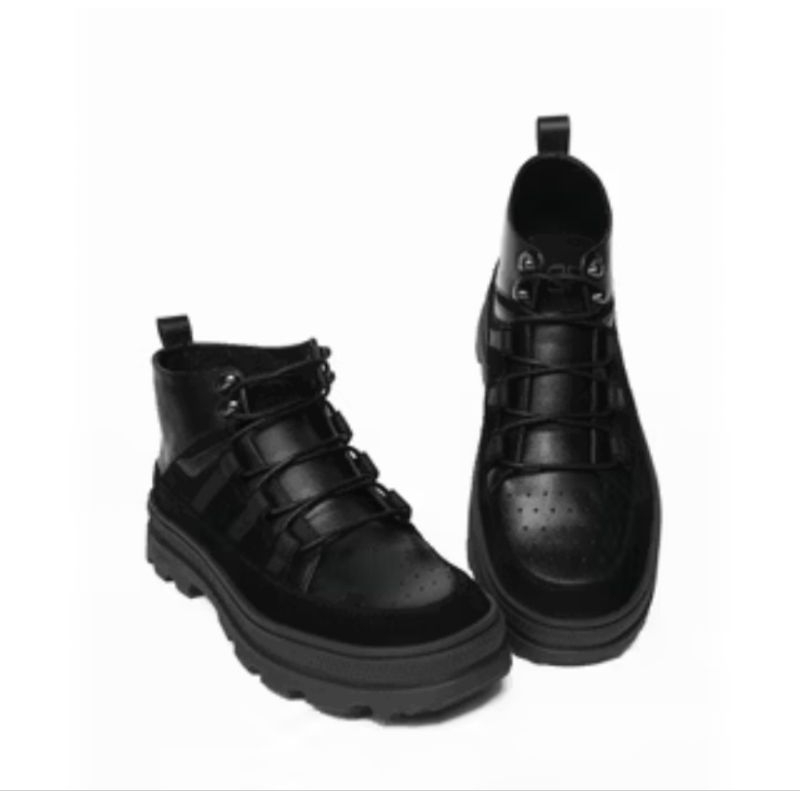SEPATU KULIT buccheri SAPI orijinal bekas seperti baru damarius BOOTS Men BLACK