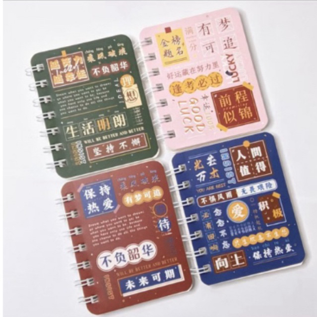 

❤️WSW❤️Buku Catatan Kecil Notebook Ring Motif / Notebook Ring Motif / Buku Catatan Ring / Buku Mini Alat Tulis Portable S101