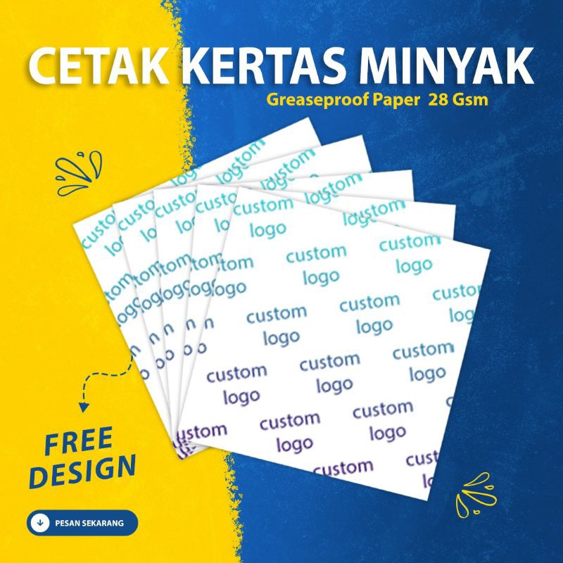

cetak kertas foodgrade | cetak kertas bungkus makanan | kertas nasi kfc/mcd | custom kertas foodgrade | kertas grease proof anti minyak