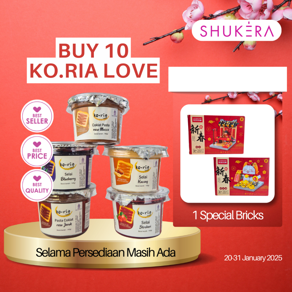 

★Shukera★ Buy 10 Koria Love, Get 1 Special Bricks