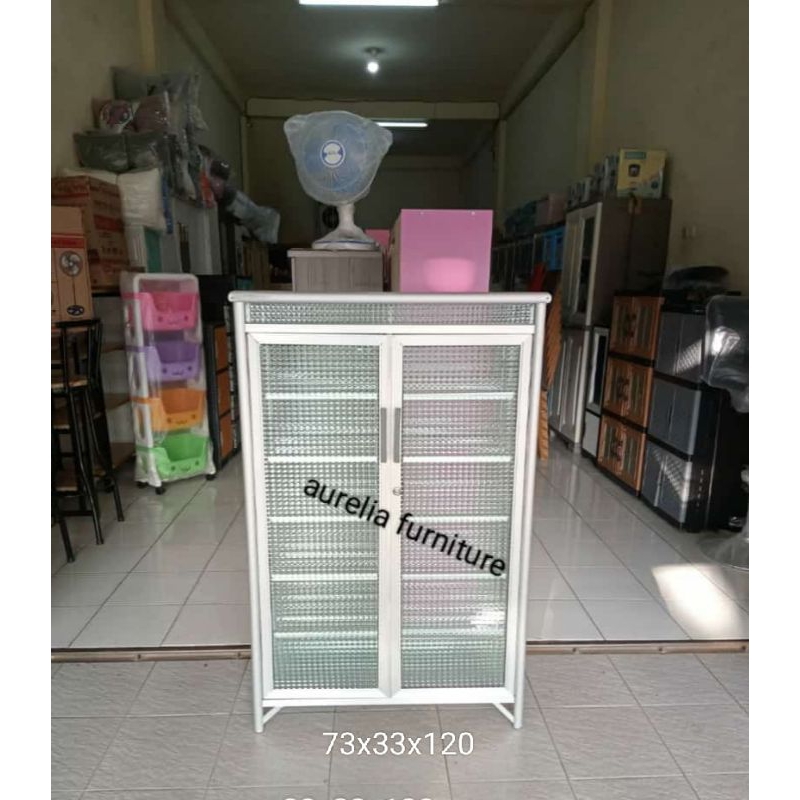 RAK SEPATU ALUMINIUM